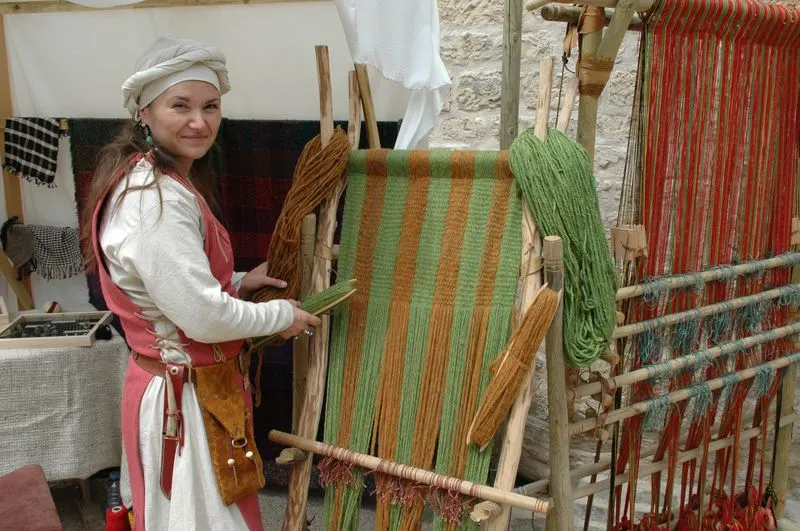 image tissage traditionnel